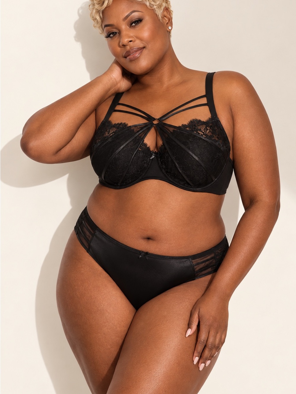 Lane Bryant | Cacique Strappy French Balconette Bra 40DDD
